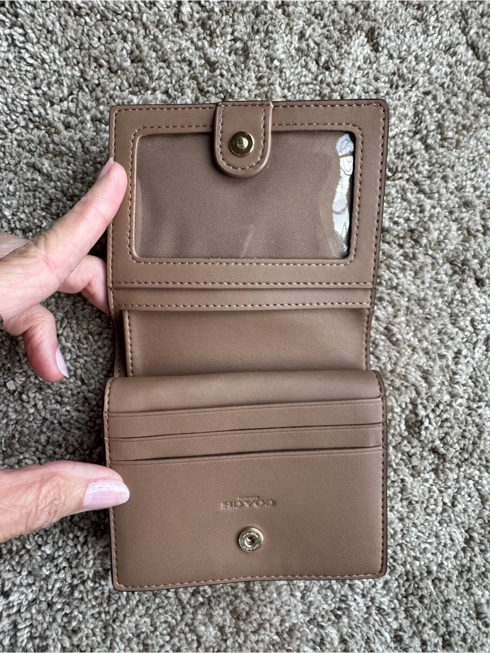 COACH Signature Wallet in Signature Canvas - Picture 4 of 5